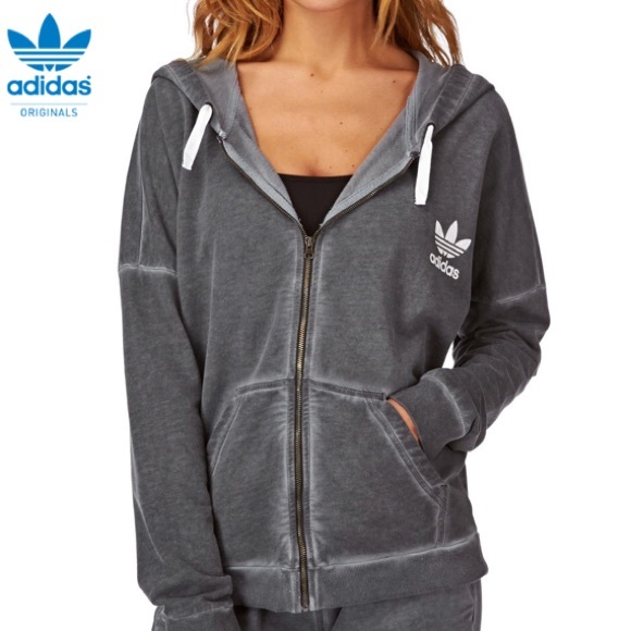 adidas Tops - NWOT Adidas sport originals gray hoodie, large